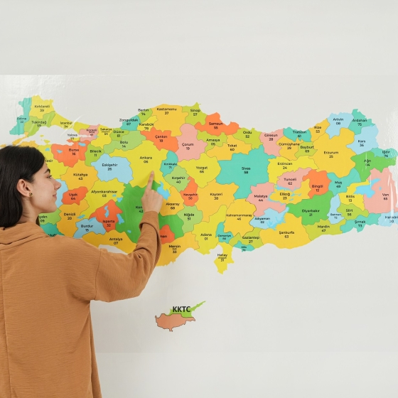 Renkli Türkiye Özel Baskı
